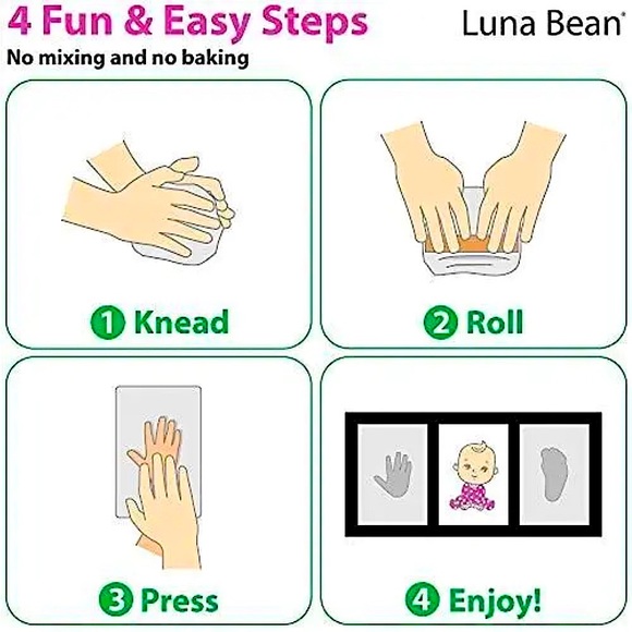 NEW Clay Keepsake & Photo Wall Frame Kit - Picture 13 of 13